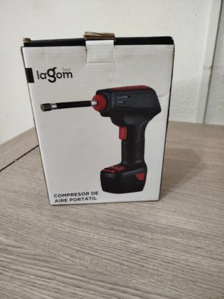 Compresor Aire Portátil Lagom, Hinchador Ruedas