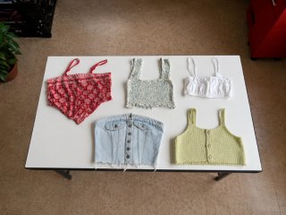 Pack 5 Tops Talla S