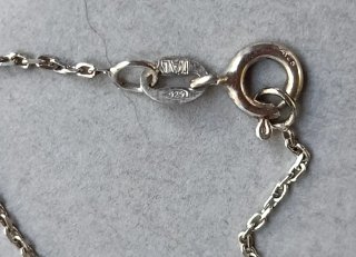 Colgante Plata Ositos con Cadena