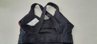 Sujetador deportivo Joma negro y rosa XS