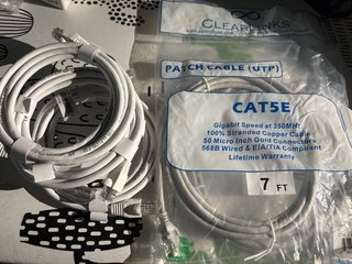 Lote cables de red CAT5E