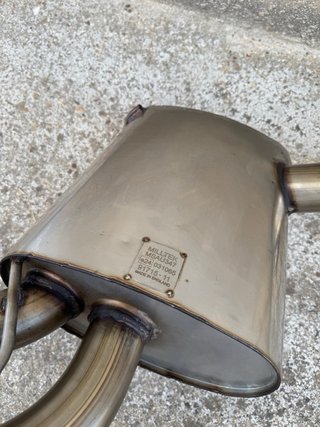 Tubo de escape Miltek audi s3 8p