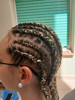 Trenzas Africanas con extensiones