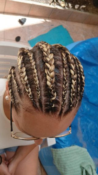 Trenzas Africanas con extensiones