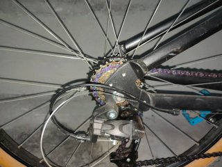 Bicicleta Rockrider 100 Modificada