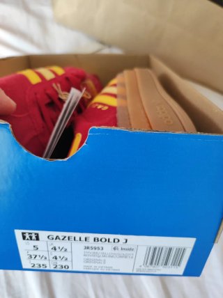 Adidas Gazelle Bold J Zapatillas Talla 37.5