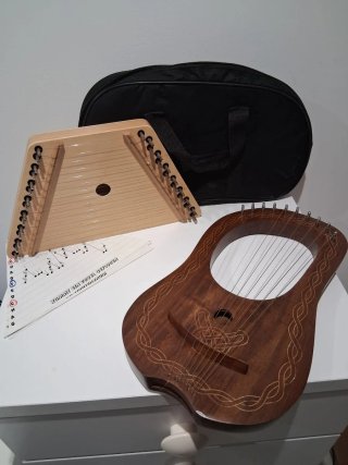 Arpa Lira 10 corde + arpa Cetra