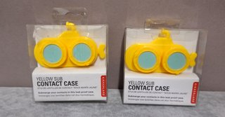 Estuche Lentillas Submarino Amarillo Kikkerland
