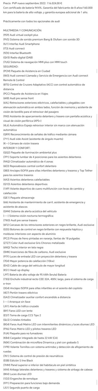 Audi e-tron 55 S-line ed.limitada black line FULL