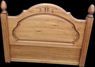 Cabecero de madera para cama de 90cm