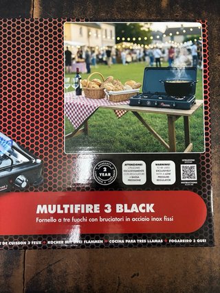 Cucina a 3 fuochi Multifire3 Black Project