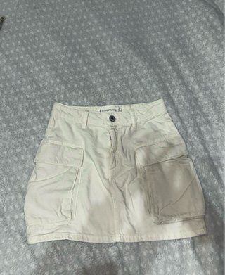 Gonna Stradivarius Beige Taglia 32