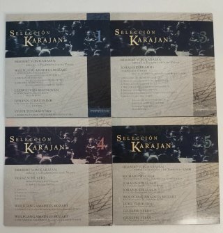 Lote 11 CDs Mús. Clásica Karajan+Grandes Maestros