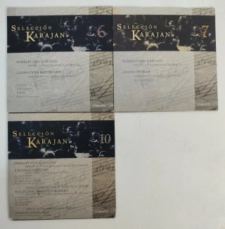 Lote 11 CDs Mús. Clásica Karajan+Grandes Maestros