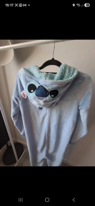 Pijama Mono Lilo & Stitch Azul 13 años 153cm
