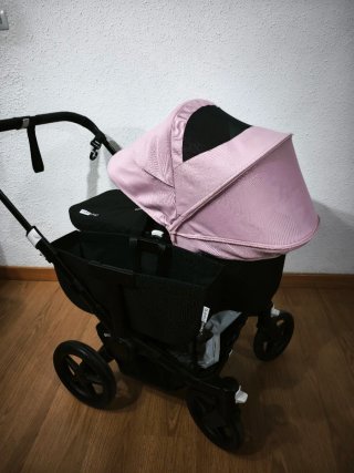 Bugaboo Donkey 3 Negro y Rosa