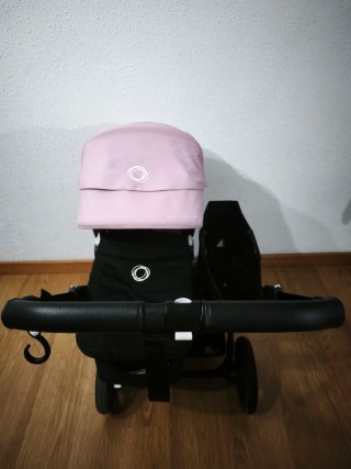 Bugaboo Donkey 3 Negro y Rosa