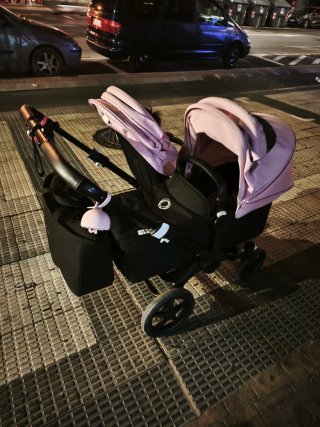 Bugaboo Donkey 3 Negro y Rosa