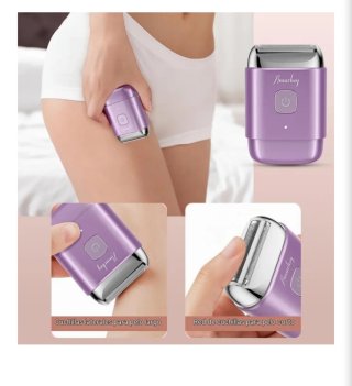 Mini Maquinilla Afeitar Eléctrica Amurhey Morado