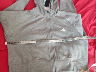 Chaqueta, sudadera Adidas cremallera con Capucha