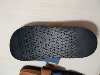 Sandali Hermès Blu e Marrone