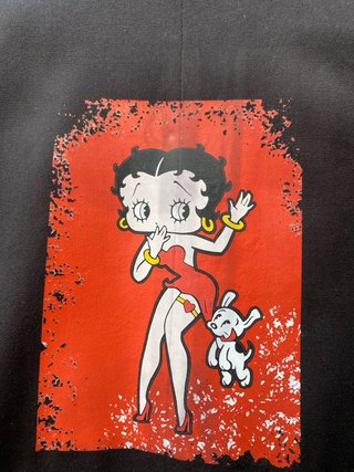 Americana Betty Boop Negra y Roja