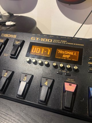 Pedalera Boss GT-100 Efectos Guitarra