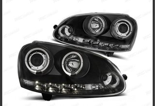 Faros Golf 5 Negros LED