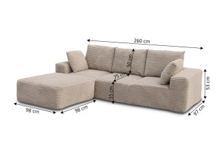 Sofá Chelong Rosy Espuma Comprimida MODULAR