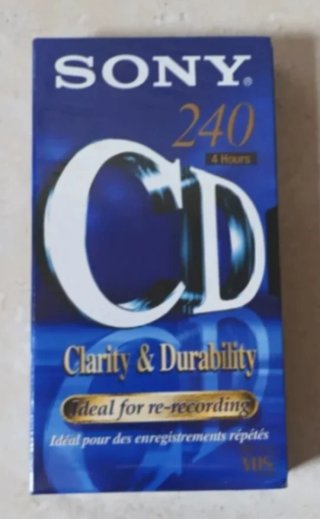 Cinta VHS Sony CD 240 4 Horas