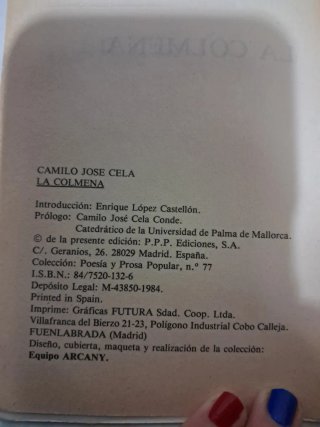 La Regenta La Colmena.  Primera Edición 1985