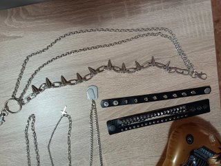 lote Complementos Rockeros Punk