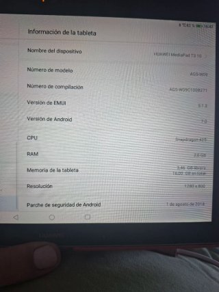 Tablet Huawei+ regalo funda rosa