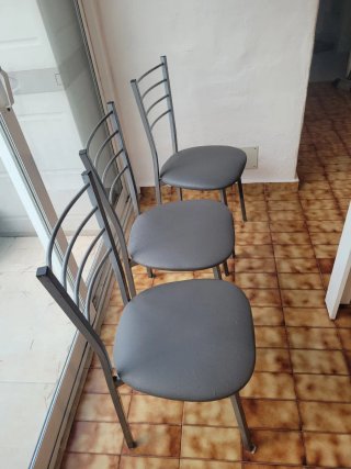 Juego de 3 sillas de comedor