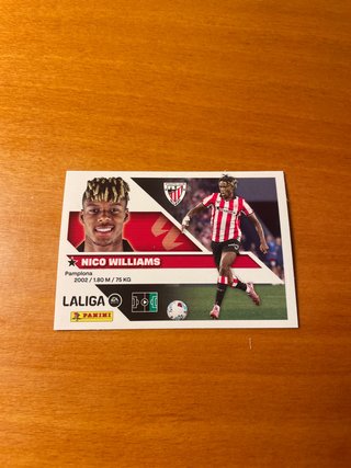Cromo Nico Williams La Liga Panini