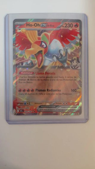 Carta Pokémon Ho-Oh EX de Eco 230 PS