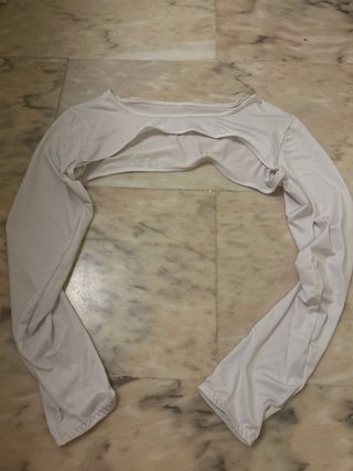 Top mangas largas blanco