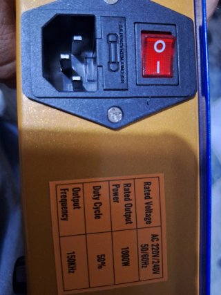 Máquina Reparación Abolladuras Inducción 1000W