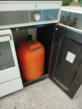 Cocina de gas butano