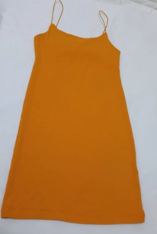 Vestido naranja tirantes