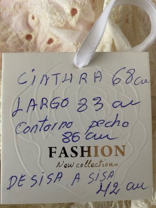 Vestido de encaje blanco playero nuevo