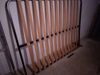 Somier 150cm Metal y Madera