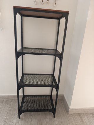 Estantería IKEA FJÄLLBO Negra y Madera