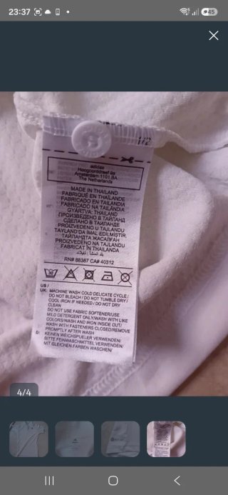 Polo Adidas Blanco Talla S 100% autentico