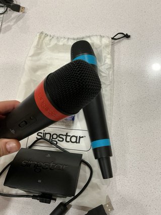 Pack Microfonos Singstar PS2 Inalambricos
