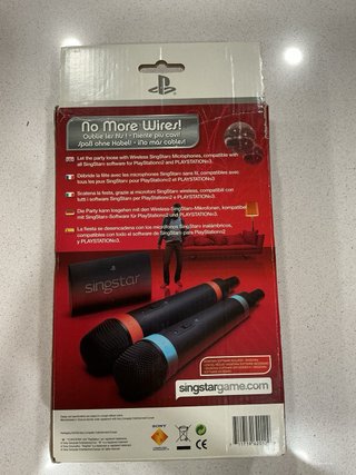 Pack Microfonos Singstar PS2 Inalambricos