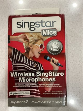 Pack Microfonos Singstar PS2 Inalambricos