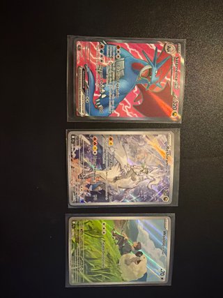 Cartas Pokémon: Salamence, Reshiram, Wooloo