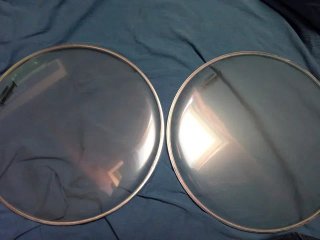 2 Parches Yamaha 14 para Tom