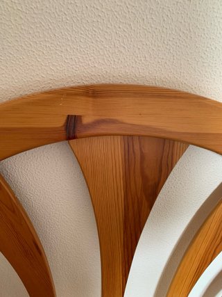 2 cabeceros madera 90 cm